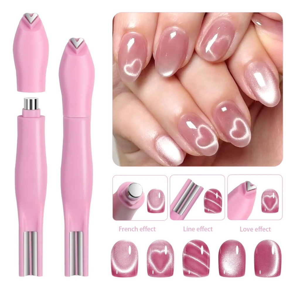 3-In-1 Heart Shape Cat Eye Nai - Contour Palette Stick 评论和价格